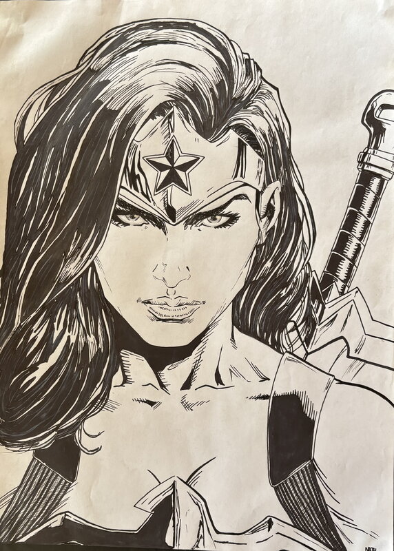 Wonder woman par Nath - Illustration originale