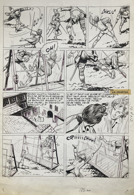 Christian Gaty, Lucien Nortier, Jean Sanitas, 1973 - Fanfan la Tulipe - Comic Strip