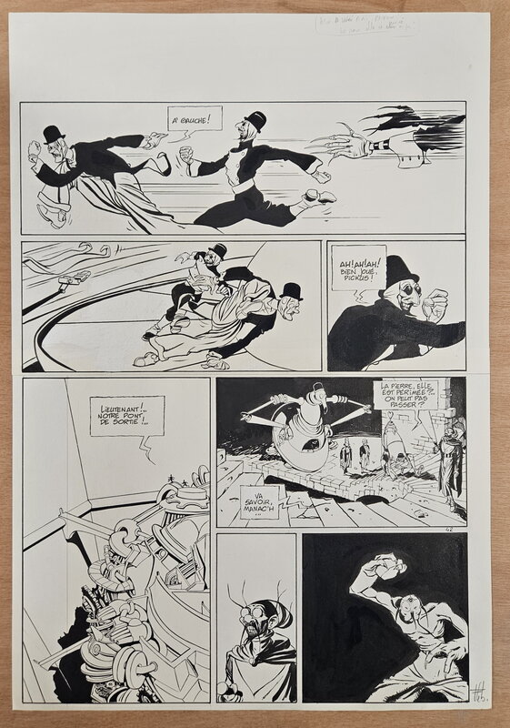 For sale - Fabrice Lebeault, Horologiom - Tome 02 - Planche 42 - Comic Strip
