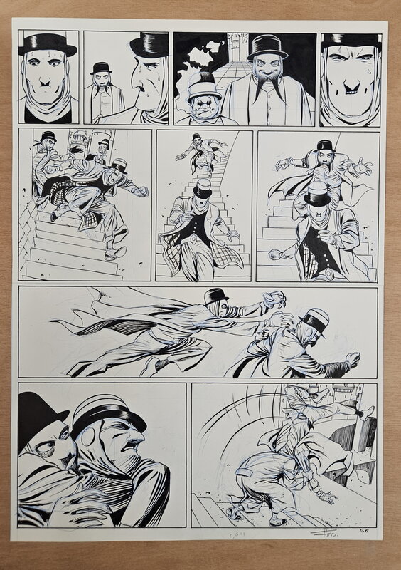 For sale - Fabrice Lebeault, Horologiom - Tome 03 - Planche 26 - Comic Strip