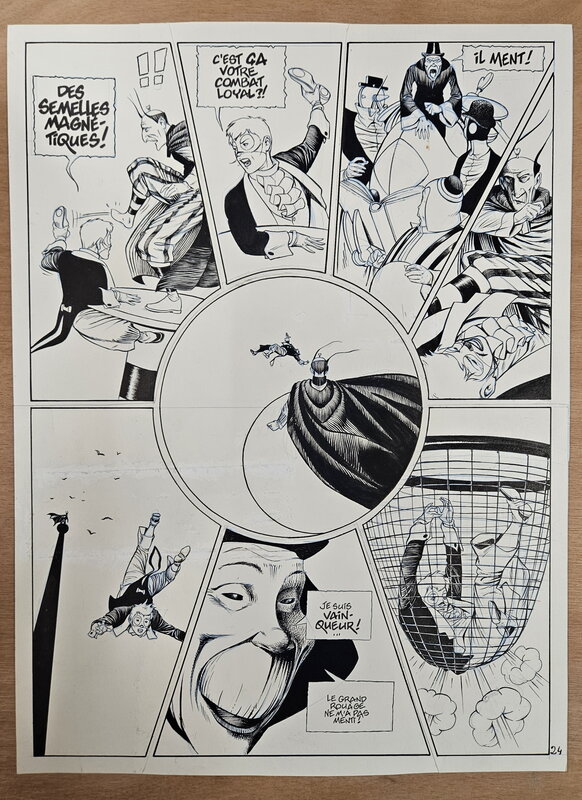 For sale - Fabrice Lebeault, Horologiom - Tome 05 - Planche 24 - Comic Strip