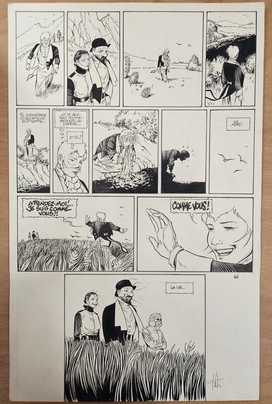 For sale - Fabrice Lebeault, Horologiom - Tome 05 - Planche 46 - Comic Strip