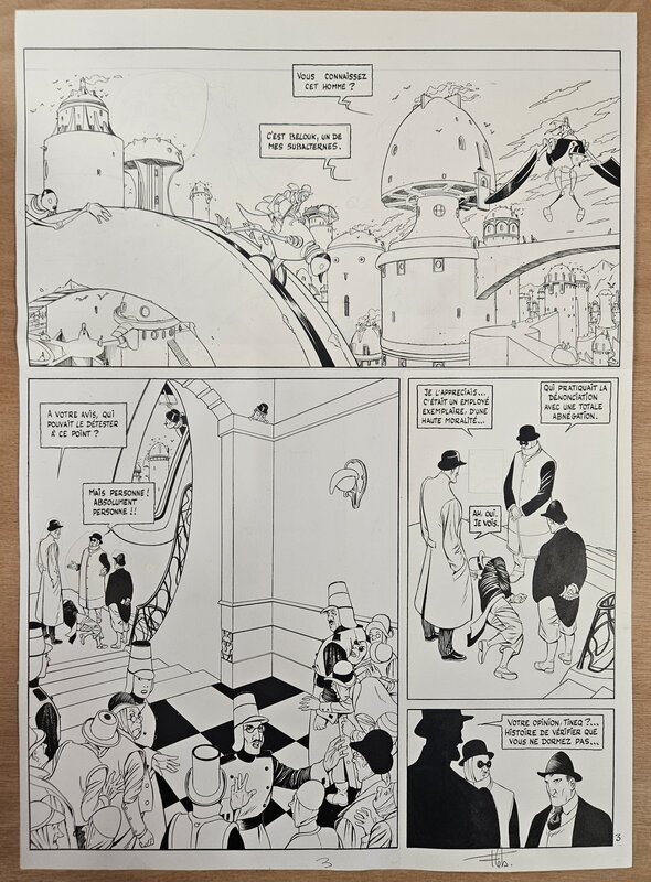 For sale - Fabrice Lebeault, Horologiom - Tome 06 - Planche 03 - Comic Strip