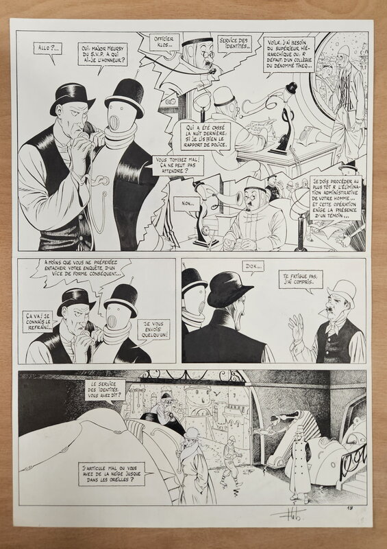 For sale - Fabrice Lebeault, Horologiom - Tome 06 - Planche 18 - Comic Strip