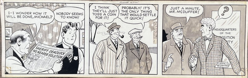 Mickey Finn par Lank Leonard - Planche originale