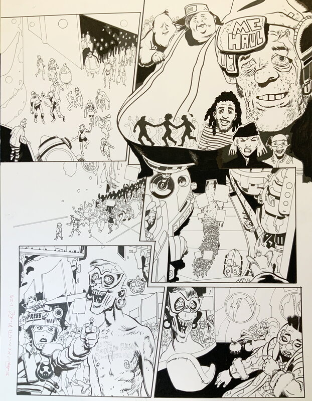 Stewart Kenneth Moore, JUDGE DREDD : The Unrealists Page 6 - Comic Strip