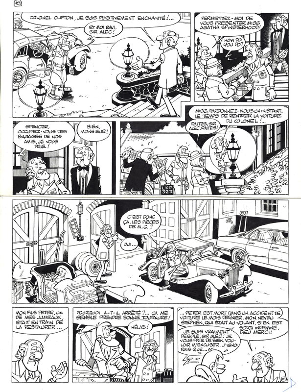 En vente - Turk : Clifton tome 8 planche 15 - Planche originale
