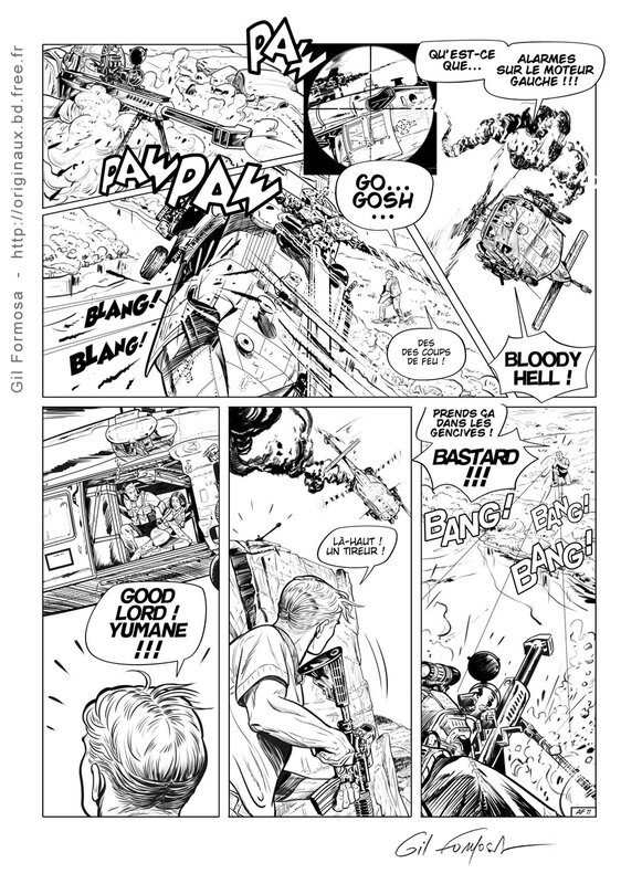 Buck DANNY T60 P11 par Gil Formosa - Planche originale
