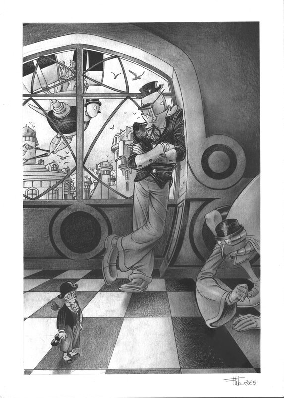 For sale - Fabrice Lebeault, Horologiom - Illustration 12 - Original Illustration