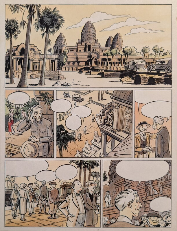 inconnu, Planche couleur originale - Color guide