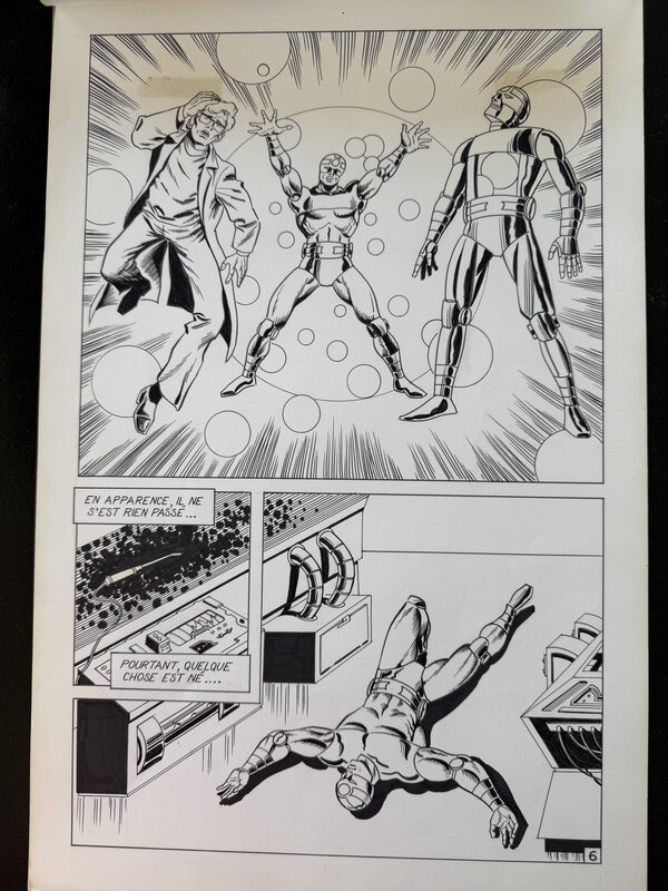En vente - André Amouriq, Planche originale 