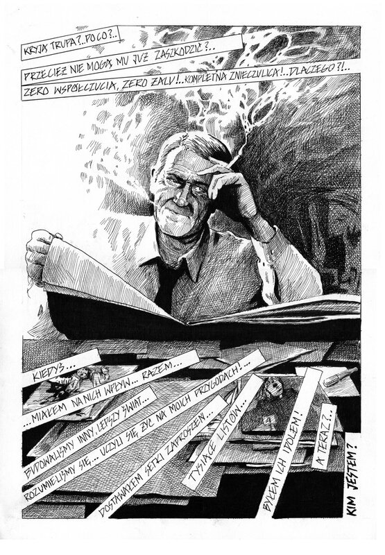 Andrzej Łaski, Colonel Żbik - Club des Suicides / Pułkownik Żbik - Klub samobójców - Planche originale