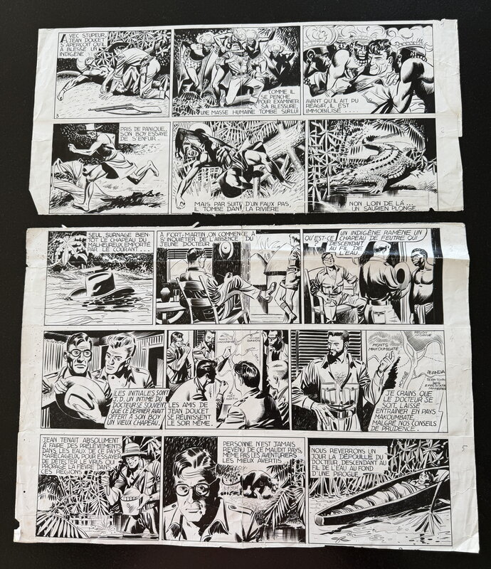 En vente - Pierre Le Guen, Marijac, planche originale 