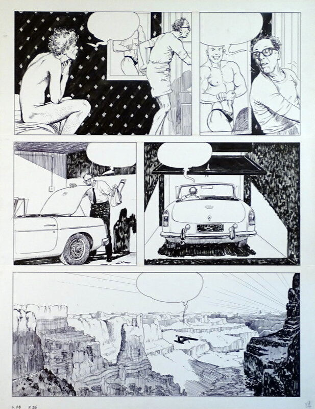 En vente - Révolution Pl.26 par Milo Manara - Planche originale