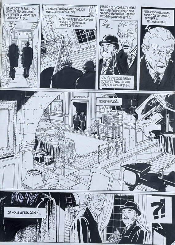 Lucien Rollin, Ombres - Le sablier tome 1 planche 29 - Planche originale