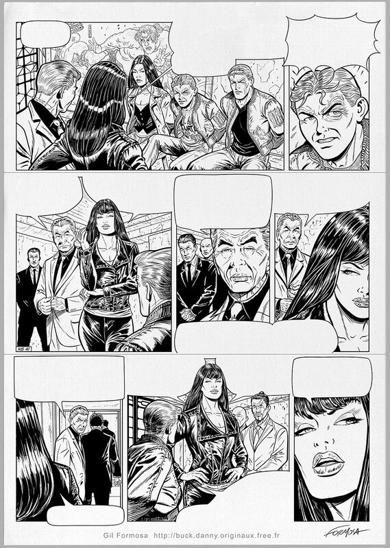 Buck DANNY T54 P 41 par Gil Formosa - Planche originale