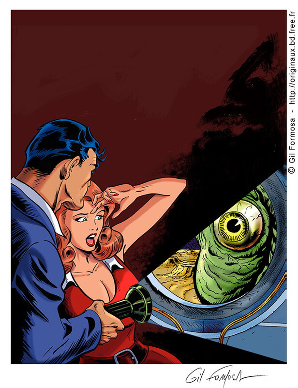 Publicité RESKINS par Gil Formosa - Illustration originale