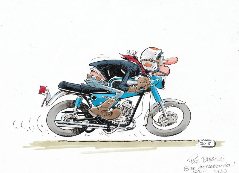 Juan, Illustration parue dans l'album Les Sportives cultes (Vents d'Ouest) - Illustration originale