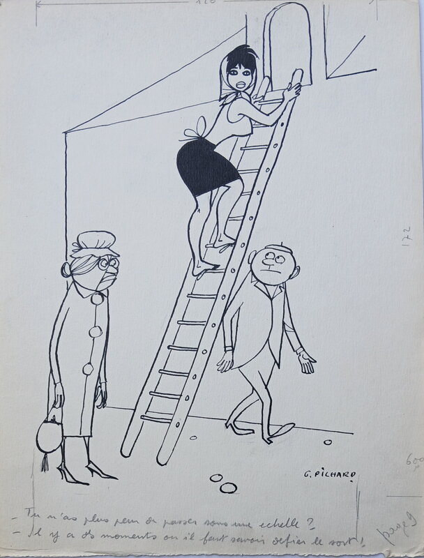 Intrépide ! par Georges Pichard - Illustration originale