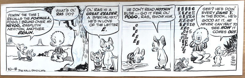 Walt Kelly - Pogo Strip (1966) - Planche originale