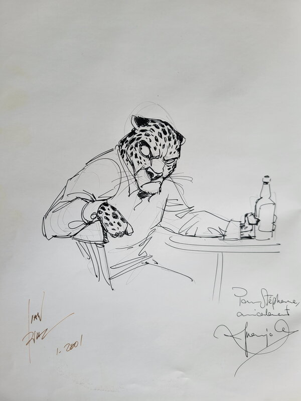 Juanjo Guarnido, Blacksad - Le Guépard - Dédicace
