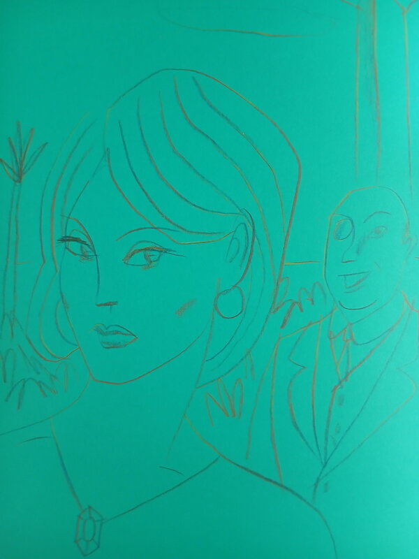 Bijou by Loustal, Fred Bernard - Sketch