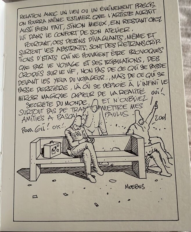 Moebius, 2001 - Mockba : Starwatchers - Sketch