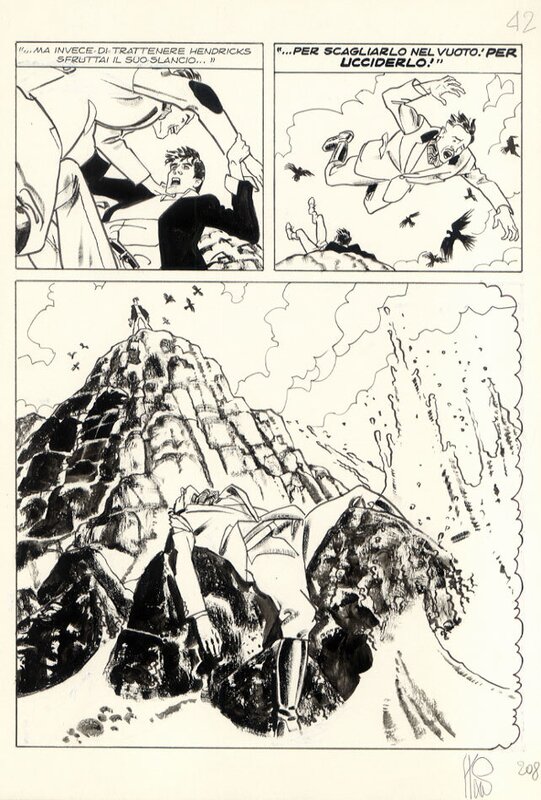 Dylan Dog par Angelo Stano - Planche originale