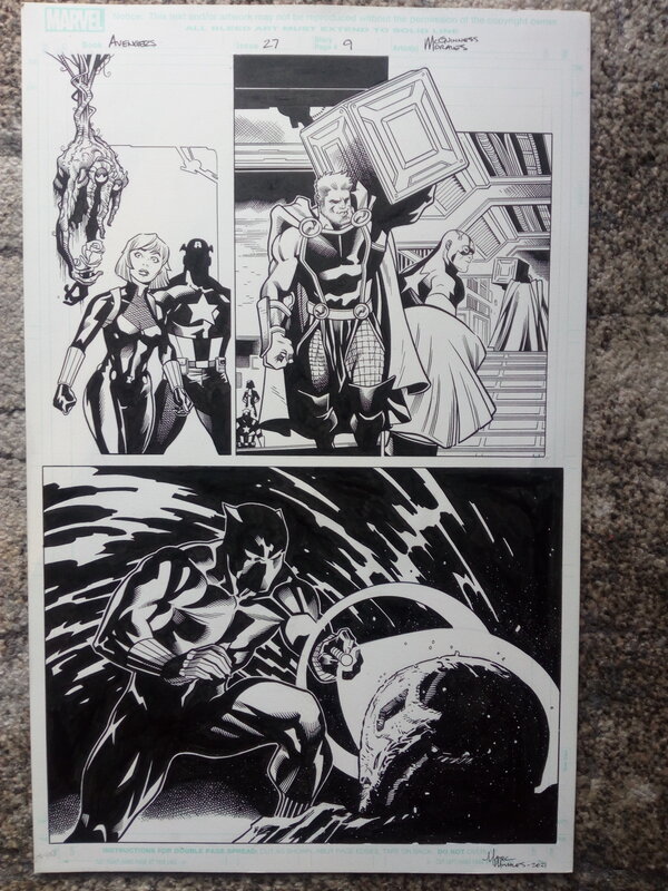 En vente - Avengers / ed mcguinness - Planche originale