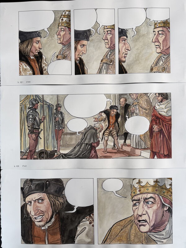 Borgia by Milo Manara - Comic Strip