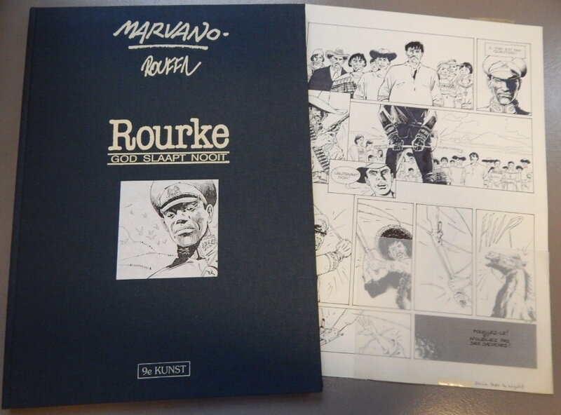 En vente - Marvano, Rourke- Le bon dieu ne dort jamais - Planche originale