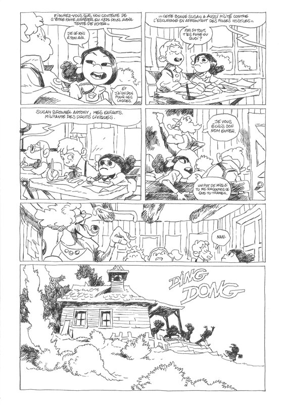 En vente - Cyrille Pomès, Thomas Lavachery, Cyrille Pomès. Les enfants de Chatom p. 14 - Planche originale