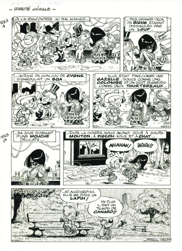 En vente - Boule & Bill par Laurent Verron - Planche originale