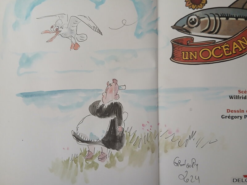 Un océan d'amour by Grégory Panaccione, Wilfrid Lupano - Sketch