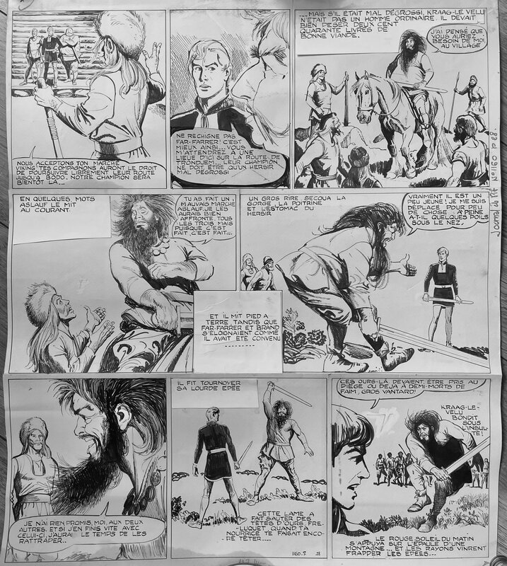 Ragnar par Eduardo Coelho, Jean Ollivier - Planche originale