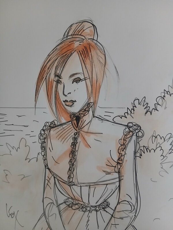 Géraldine by Thierry Gioux, Fred Duval - Sketch