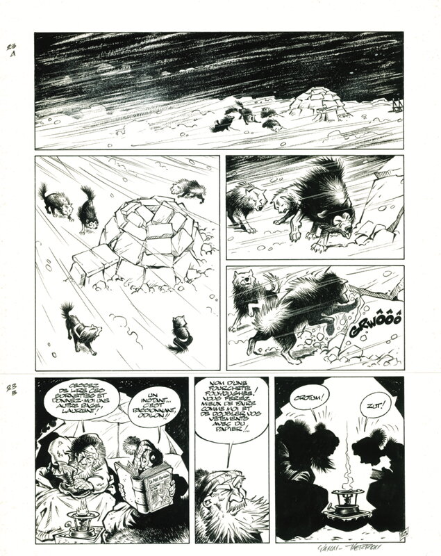En vente - Odilon Verjus par Laurent Verron - Planche originale