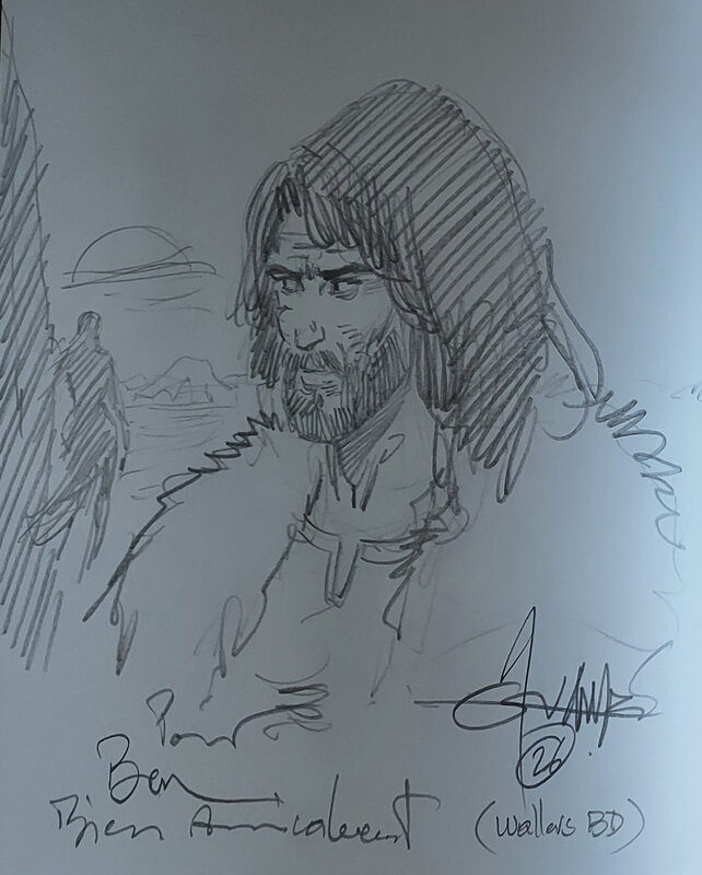 Mohamed Aouamri, Thorgal Saga - La cité mouvante TL - Dédicace