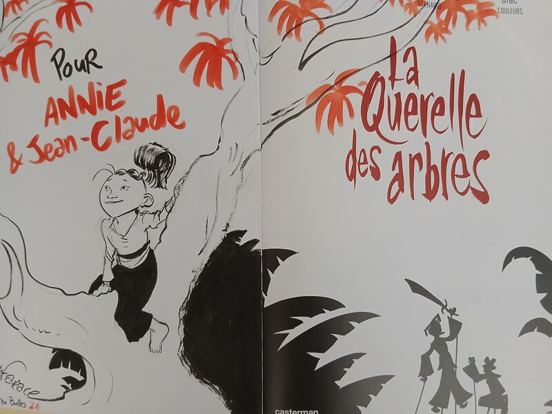Renaud Farace, Amaya Alsumard, La querelle des arbres - Dédicace