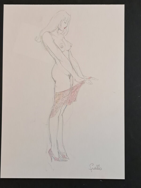 Sexy Pin-Up by Leone Frollo - Original Illustration