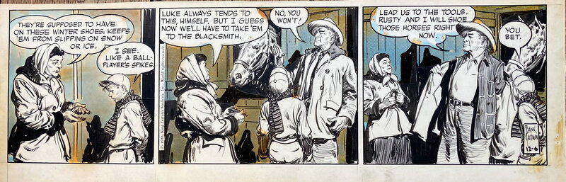 For sale - Frank Godwin, Rusty Riley 6/12/1955 - Comic Strip