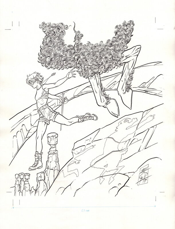 For sale - Luca Enoch, Gea #2 [Le cortège de Dionysos] - Original Cover