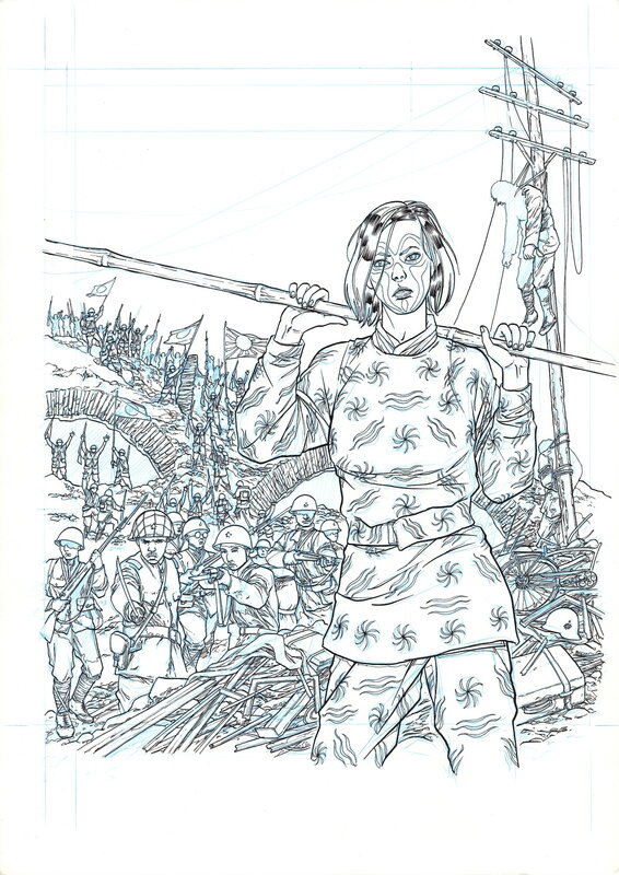 For sale - Luca Enoch, Lilith #6 [Le roi des singes] couverture - Original Cover
