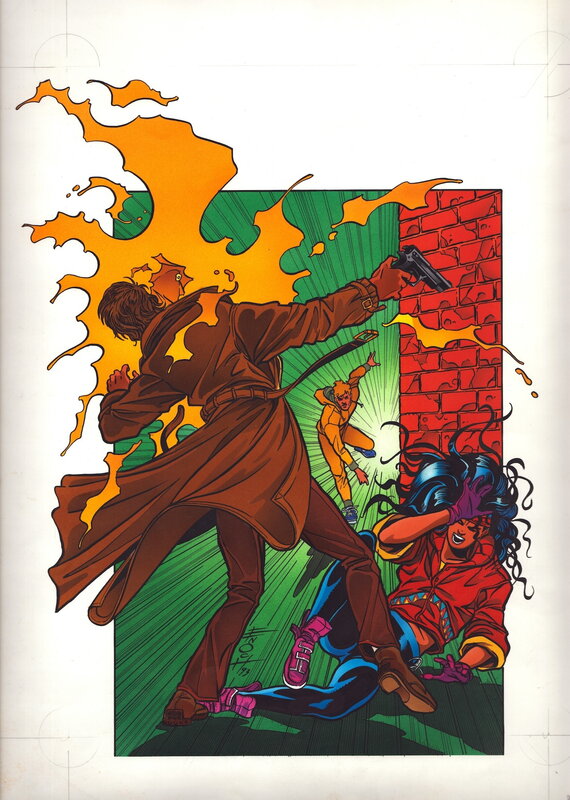 For sale - Luca Enoch, Sprayliz [Intrepido #1, 1994] couverture - Original Cover