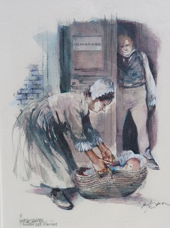 Whitechapel par René Follet - Illustration originale