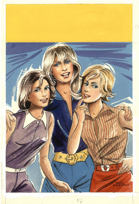 Hans Borrebach | 1974 | Bettie en Ankie krijgen een moederparkiet - Couverture originale