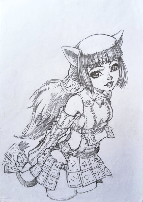 Magicienne version Kara - Planche originale