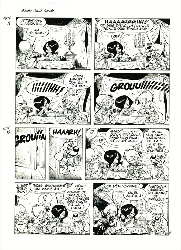 En vente - Boule & Bill par Laurent Verron - Planche originale