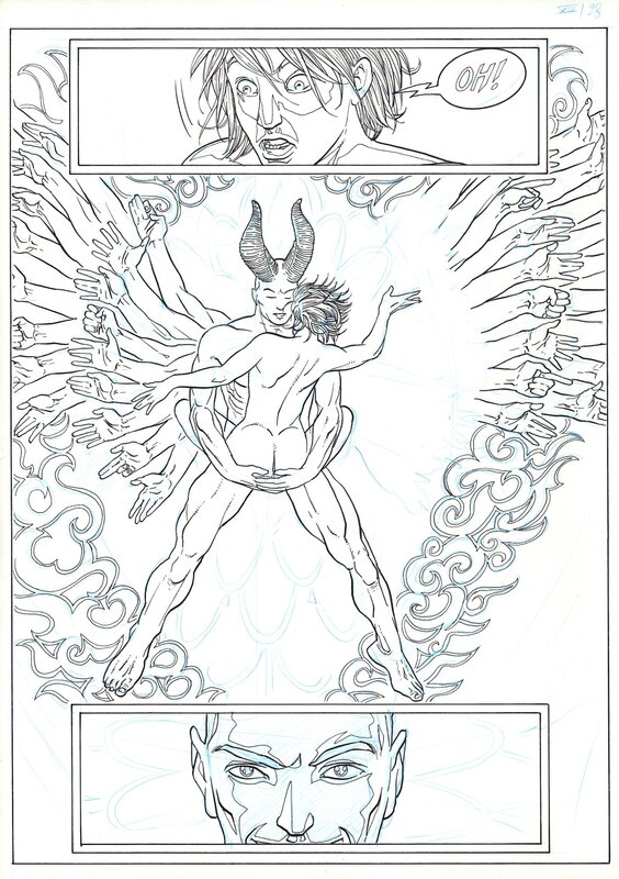 En vente - Luca Enoch, Gea #14 [L'effondrement du portail] - Couverture originale