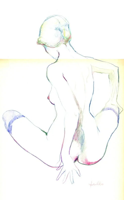 Pin Up back drawn par Leone Frollo - Illustration originale